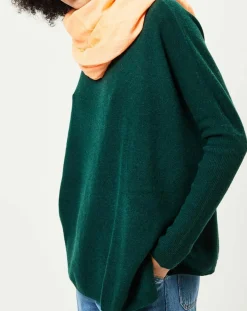 Étole Foil orange clair - 180x87 cm-Galeries Lafayette Outlet