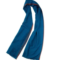 Femme Petrusse Echarpes, Foulards^Étole Jazzy en Coton marine - 70x210 cm