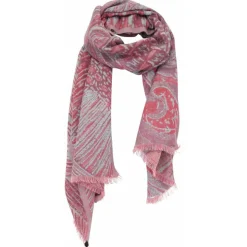 Femme Petrusse Echarpes, Foulards^Étole Regate en Coton grenat - 50x180 cm