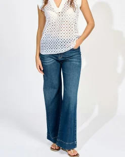 Top Bobbie blanc-Lauren Vidal Clearance
