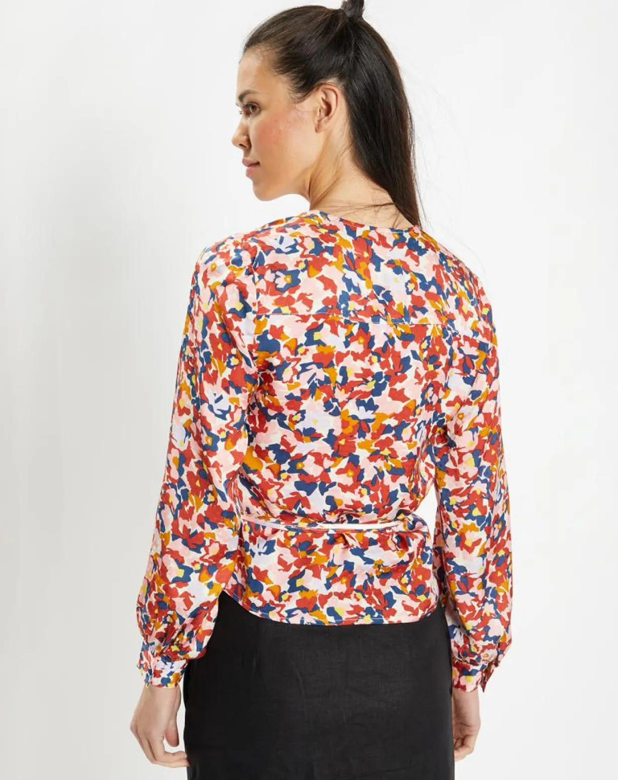 Top Cache-cœur Caprice imprimé multicolore-Galeries Lafayette Hot