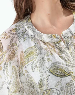 Femme Indies Tops Et Blouses^Top Dipta cachemire argente
