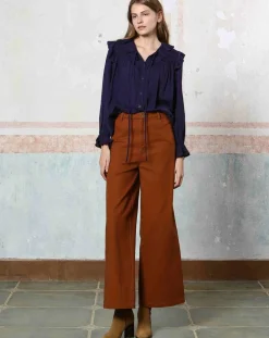 Femme See u Soon Tops Et Blouses^Top en Coton & Lin Inaya violet