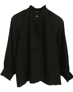 Top en Coton & Lin Sarra noir-See u Soon