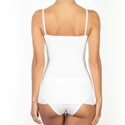 Femme Mare Lingerie, Nuit^Top en coton blanc