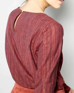 Femme Karl Marc John Tops Et Blouses^Top en Lin mélangé Flaubert terracotta