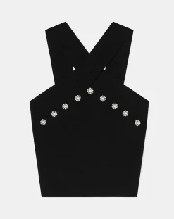Top en maille Prana noir-Tara Jarmon