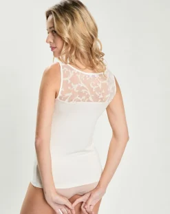 Top en micromodal sans manches naturel-Mare Best