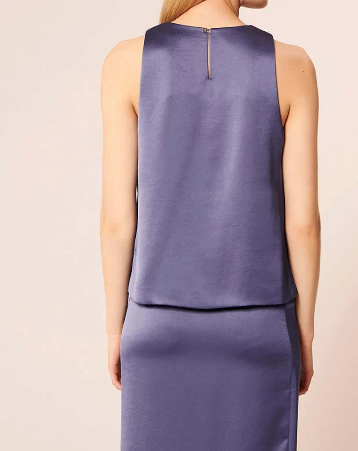 Femme Tara Jarmon Tops Et Blouses^Top en Satin Telly bleu