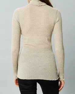 Top Laine & Soie caramel-Mare