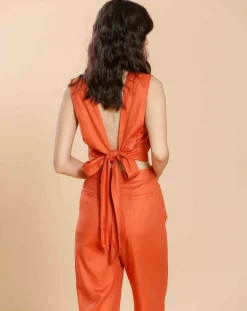 Top Laurence orange-The Korner Outlet