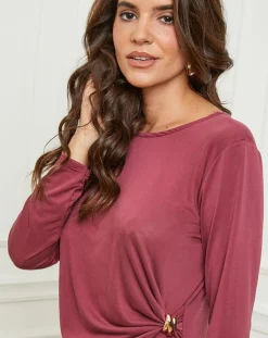 Top Lena bordeaux-L'Armoire de Suzette Clearance