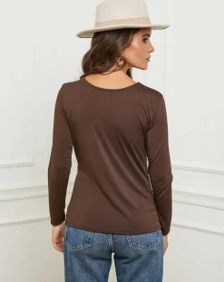 Femme L'Armoire de Suzette Pulls^Top Lena choco