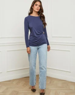 Femme L'Armoire de Suzette Pulls^Top Lena marine