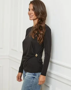 Top Lena noir-L'Armoire de Suzette Best