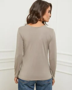 Femme L'Armoire de Suzette Tops Et Blouses^Top Lena taupe