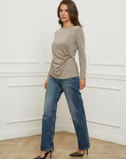 Femme L'Armoire de Suzette Tops Et Blouses^Top Lena taupe