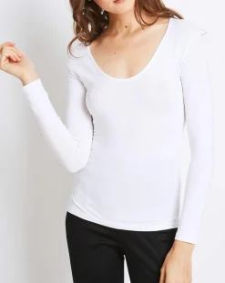 Top Marion en Micromodal blanc-Mare Best