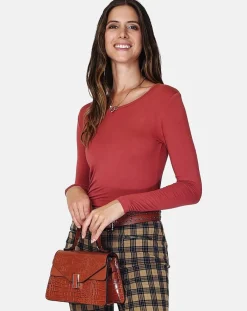 Femme Assuili Tops Et Blouses^Top Nisa bois de rose