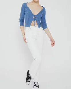 Top noori tie bleu-BDG by Urban Outfitters Sale