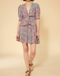 Femme Manoush Tops Et Blouses^Top Panthère bleu/rose