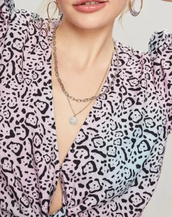 Femme Manoush Tops Et Blouses^Top Panthère bleu/rose