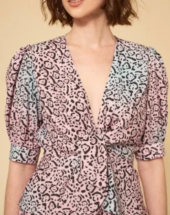 Femme Manoush Tops Et Blouses^Top Panthère bleu/rose