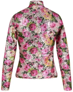 Femme Manoush Tops Et Blouses^Top Roses à sequins rose