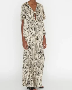 Femme Zapa Tops Et Blouses^Top Tangui imprimée animal noir/beige