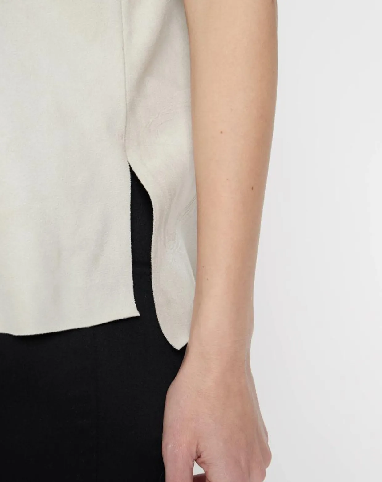 Top Velours beige clair-Wolford