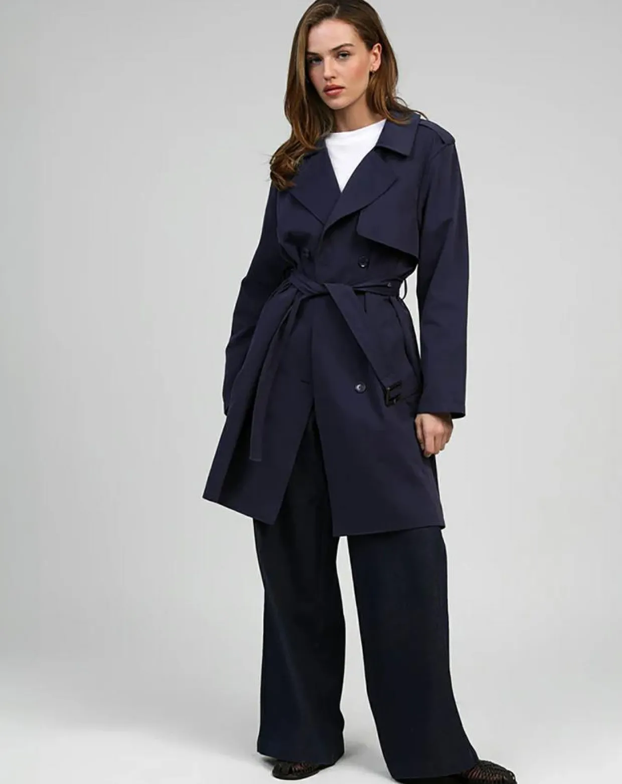 Trench Calie indigo-An'ge Sale
