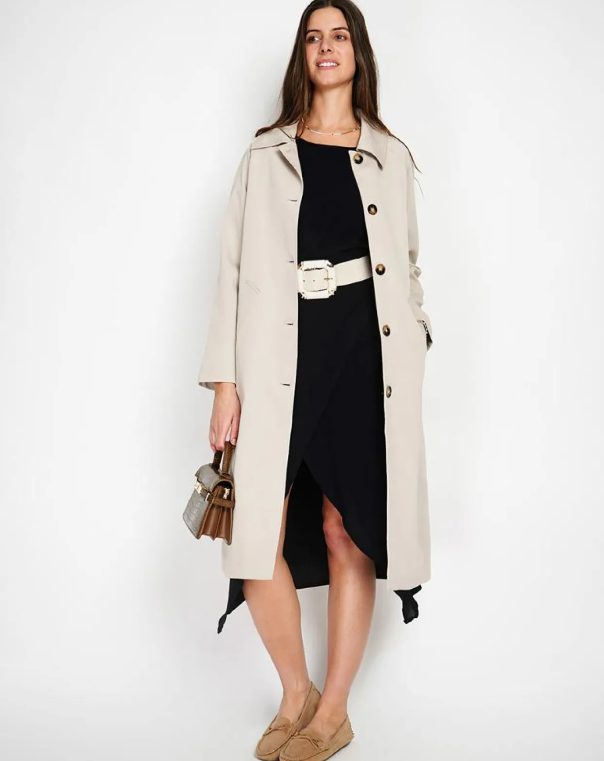 Femme Assuili Manteaux^Trench Léa beige