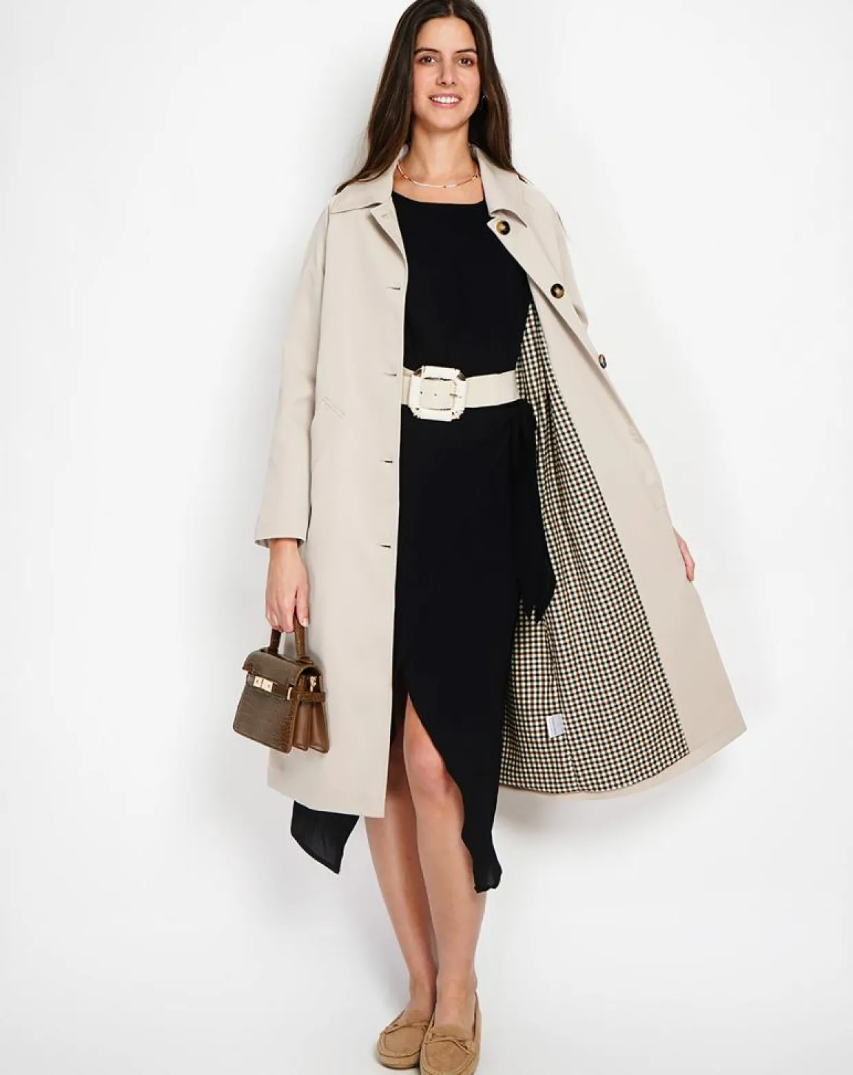 Femme Assuili Manteaux^Trench Léa beige