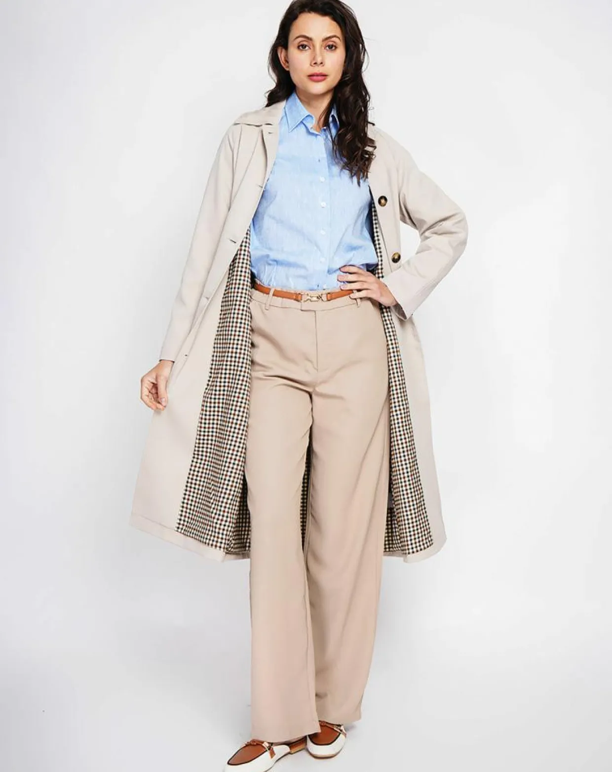 Femme Assuili Manteaux^Trench Léa beige