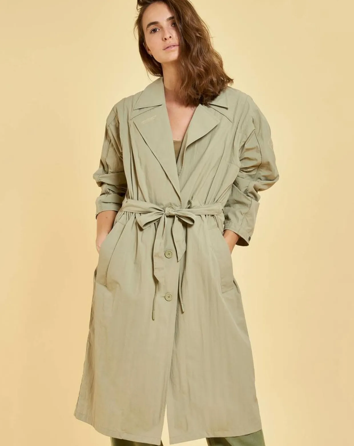 Trench Lilou sable-Gertrude + Gaston Sale
