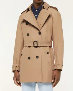Homme Hackett London Manteaux^Trench mi-long beige foncé