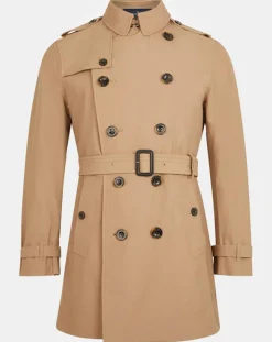 Homme Hackett London Manteaux^Trench mi-long beige foncé