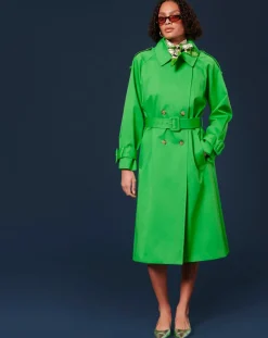 Trench-coat en Coton Biologique vert-Tara Jarmon Best