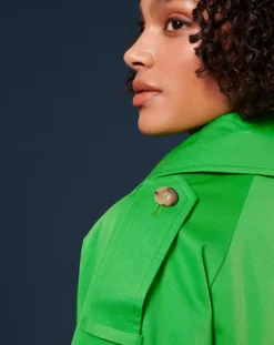 Trench-coat en Coton Biologique vert-Tara Jarmon Best