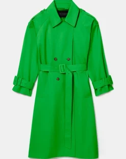 Trench-coat en Coton Biologique vert-Tara Jarmon Best