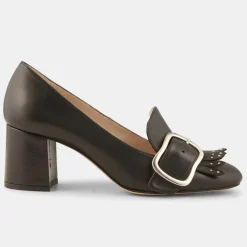 Femme Minelli Escarpins^Trotters en Cuir Lili noirs - Talon 6 cm