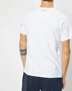 T-Shirt Aston Martin Racing Logo blanc-Hackett London Best