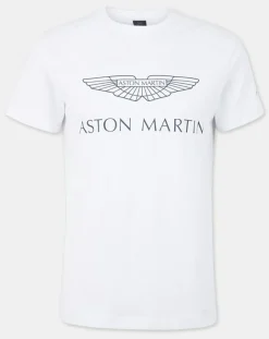 T-Shirt Aston Martin Racing Logo blanc-Hackett London Best