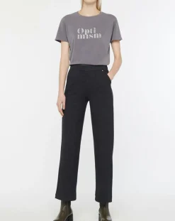 Femme Yerse T-Shirts^T-Shirt 100% Coton Bio Ana gris foncé