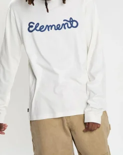 Homme Element T-Shirts^T-Shirt 100% Coton Bio Chicago Il Ls écru