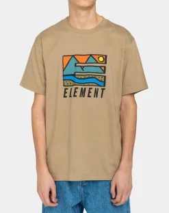 T-Shirt 100% Coton Bio Trekka beige-Element