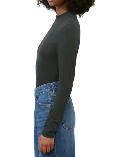 T-Shirt 100% Coton Bio vert foncé-Marc O'Polo Outlet