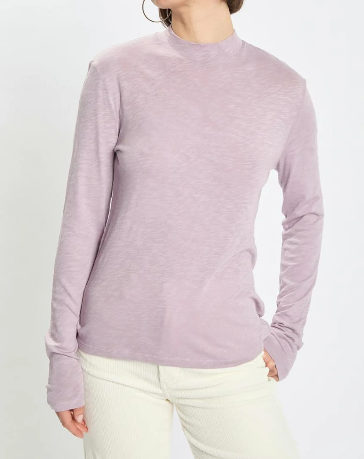 T-Shirt 100% Coton Bio violet clair-Marc O'Polo Discount