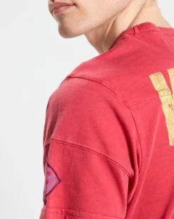 T-Shirt à motif rouge-Scotch & Soda