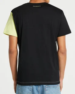 T-Shirt Aston Martin Racing rayé noir-Hackett London Outlet